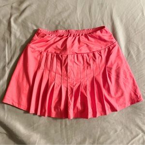 Tail Golf Tennis Skort Pleated Skirt Neon Pink Built In Shorts Size XS X Small